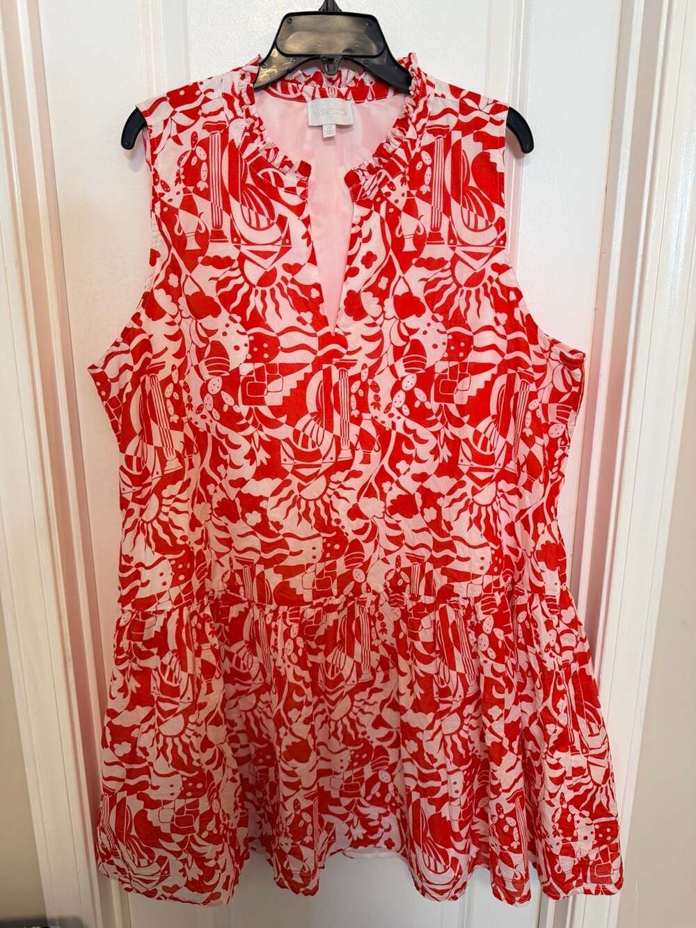 Sugarlips Aster Loly Dress Size 2X Red White
